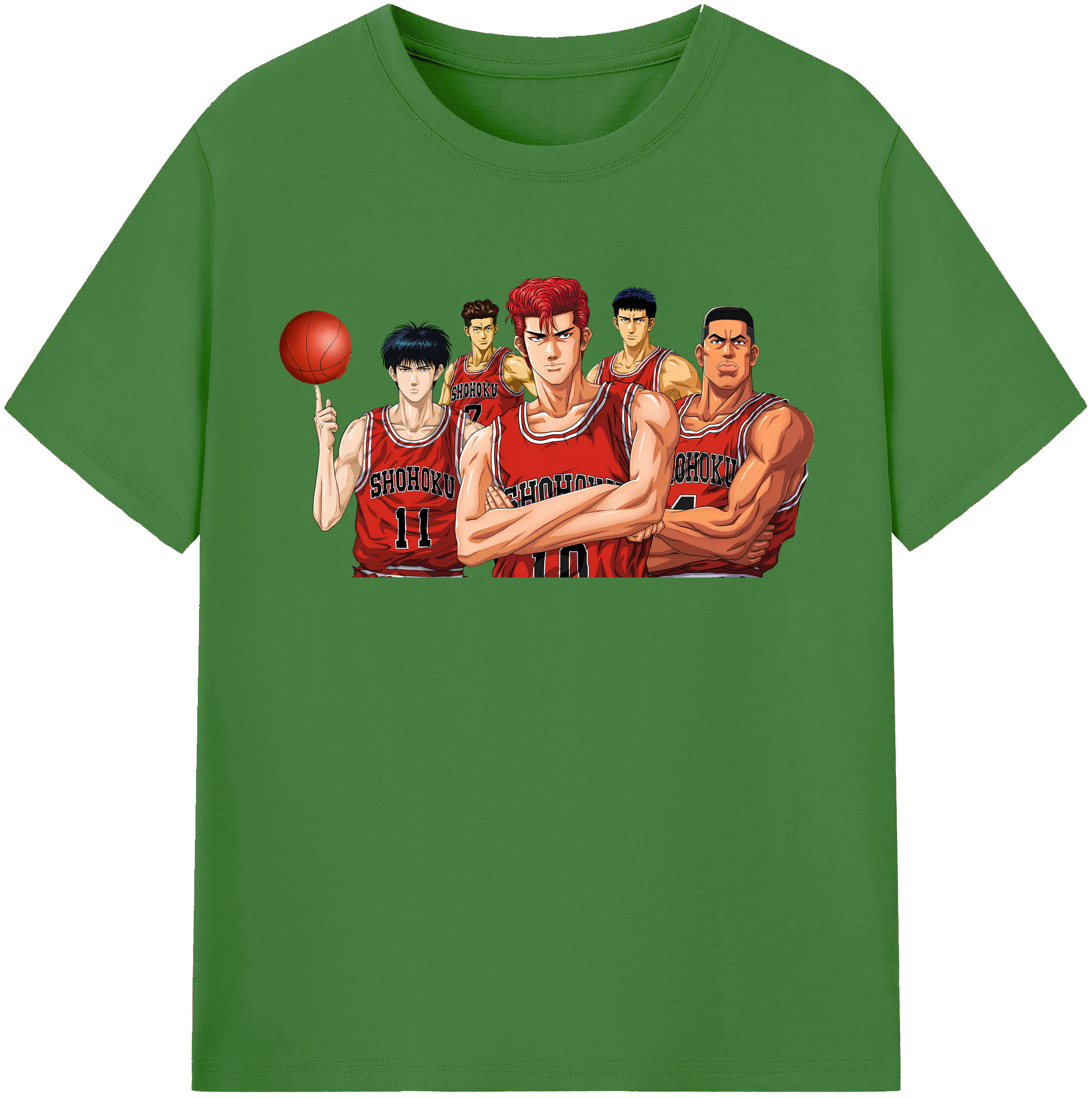 （画像用） SLAM DUNK／スラムダンク レディースカジュアルプリントTシャツ（綿100％）